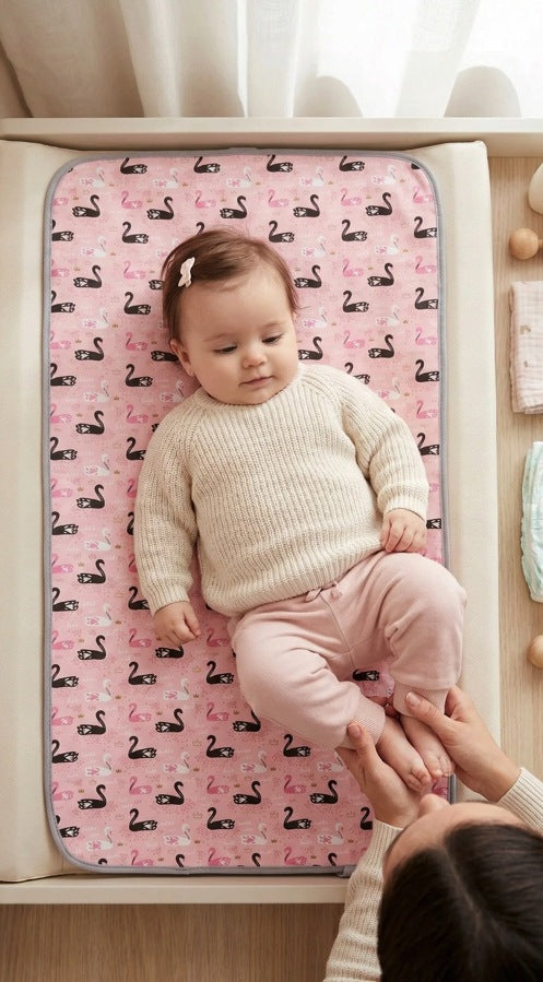 Hamur Home Changing Table Portable Backing Changing Mat Reusable 70x40