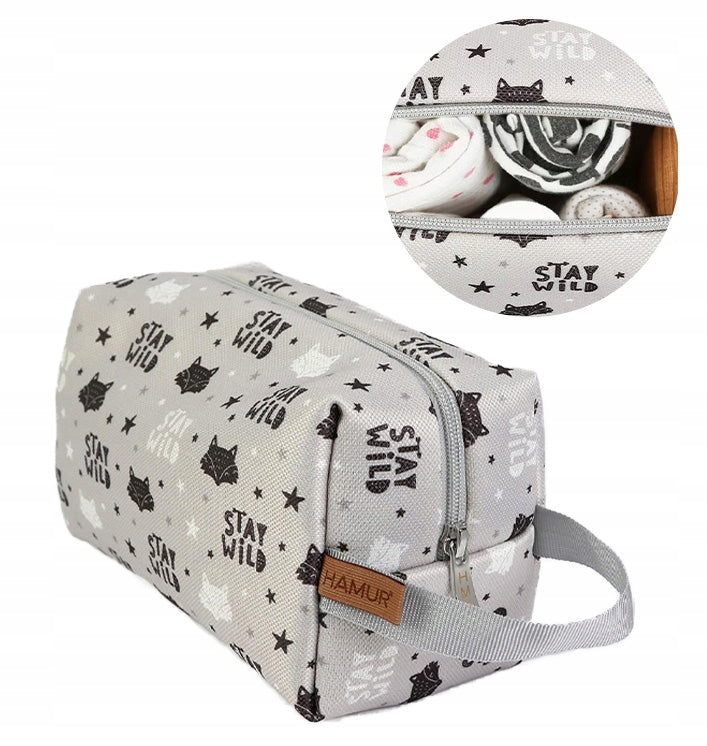 Hamur Home Wet Dry Bag Baby Dirt Cosmetic Bag for