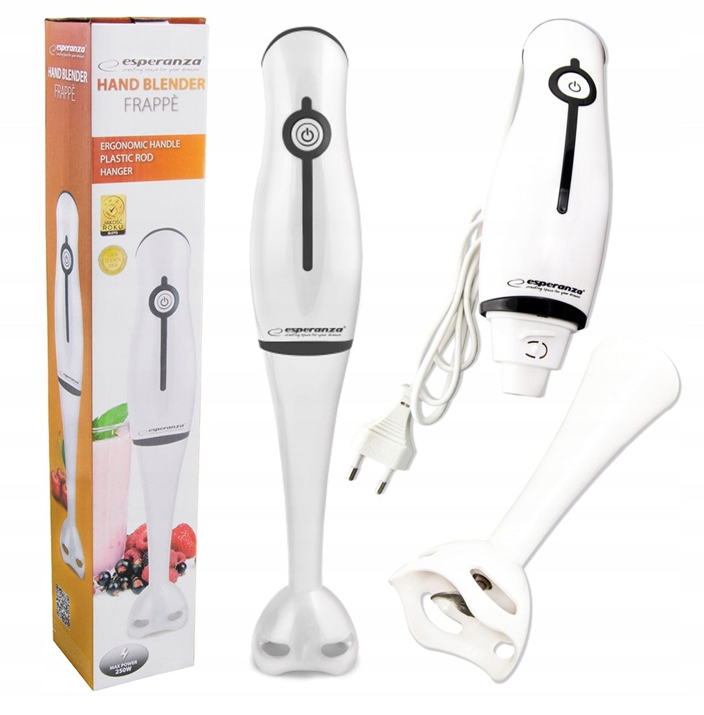 Hand Blender 250W Turbo Stainless Steel Black ESPERANZA FRAPPE EKM001K