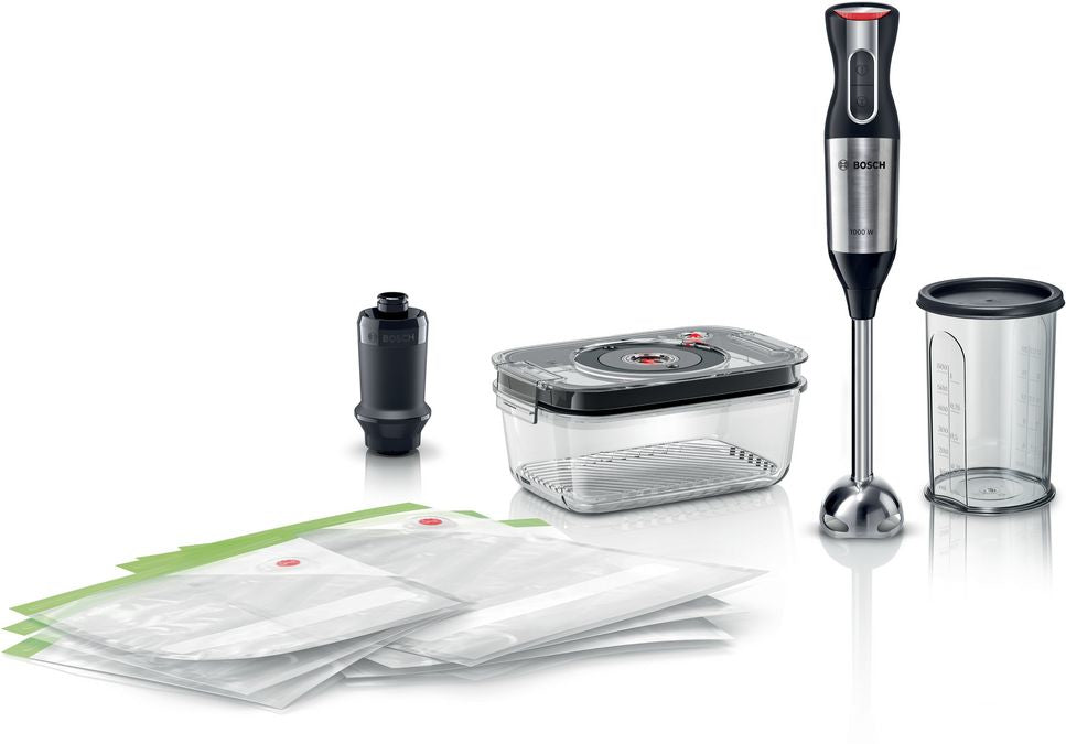 Hand Blender Packaging Bosch MS6CM61V2 ErgoMixx +Vacuum Container Bags