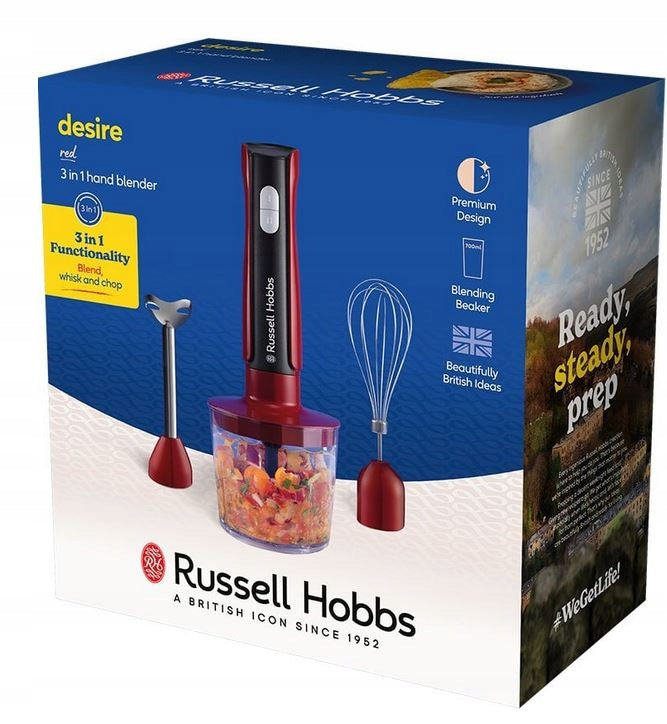 Hand Blender Russell Hobbs 27140-56 500 W red EAN (GTIN) 5038061162929
