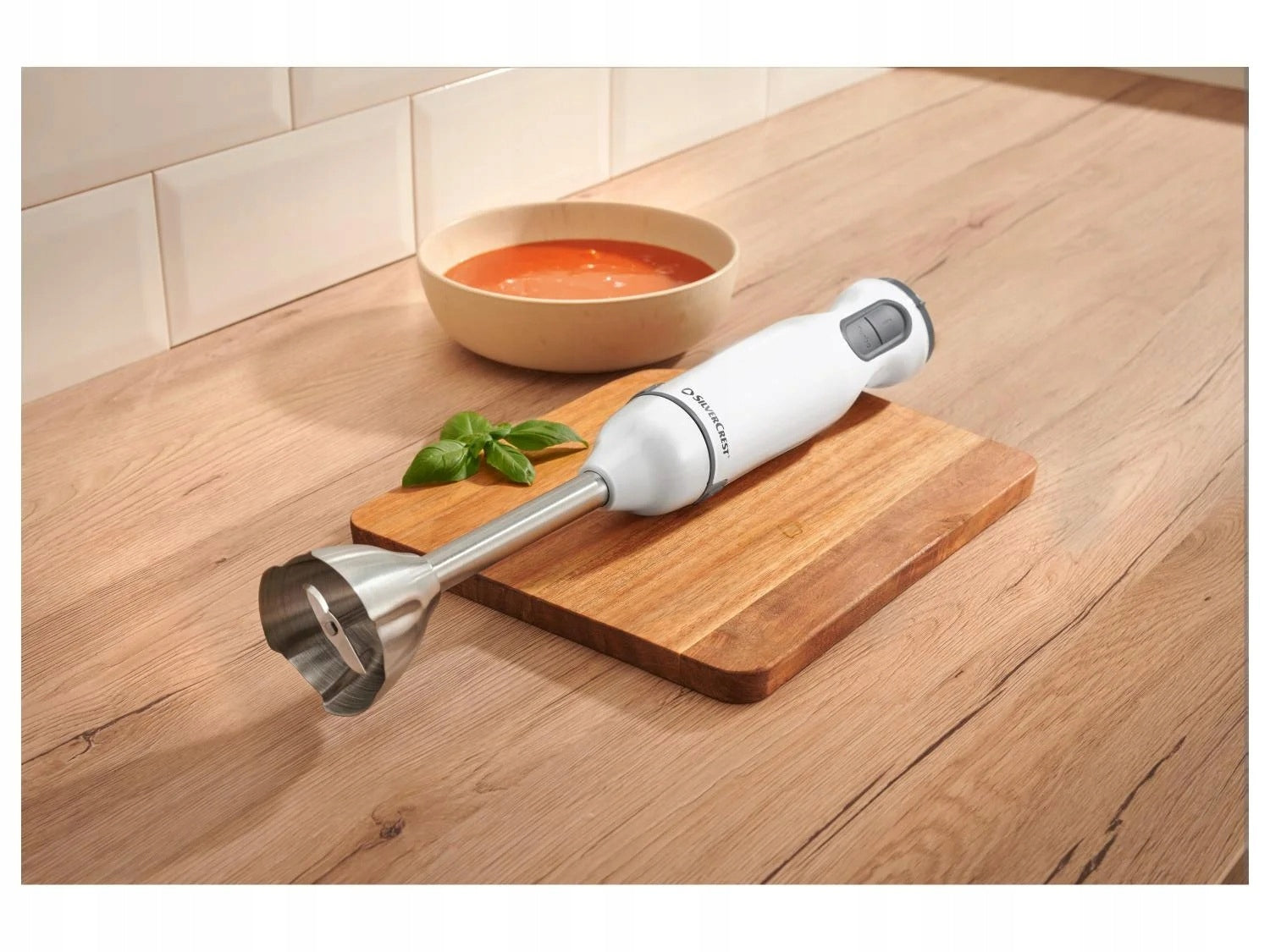 Hand Blender SilverCrest SSMS 600 2in1 Shredder 600W White Brand SilverCrest