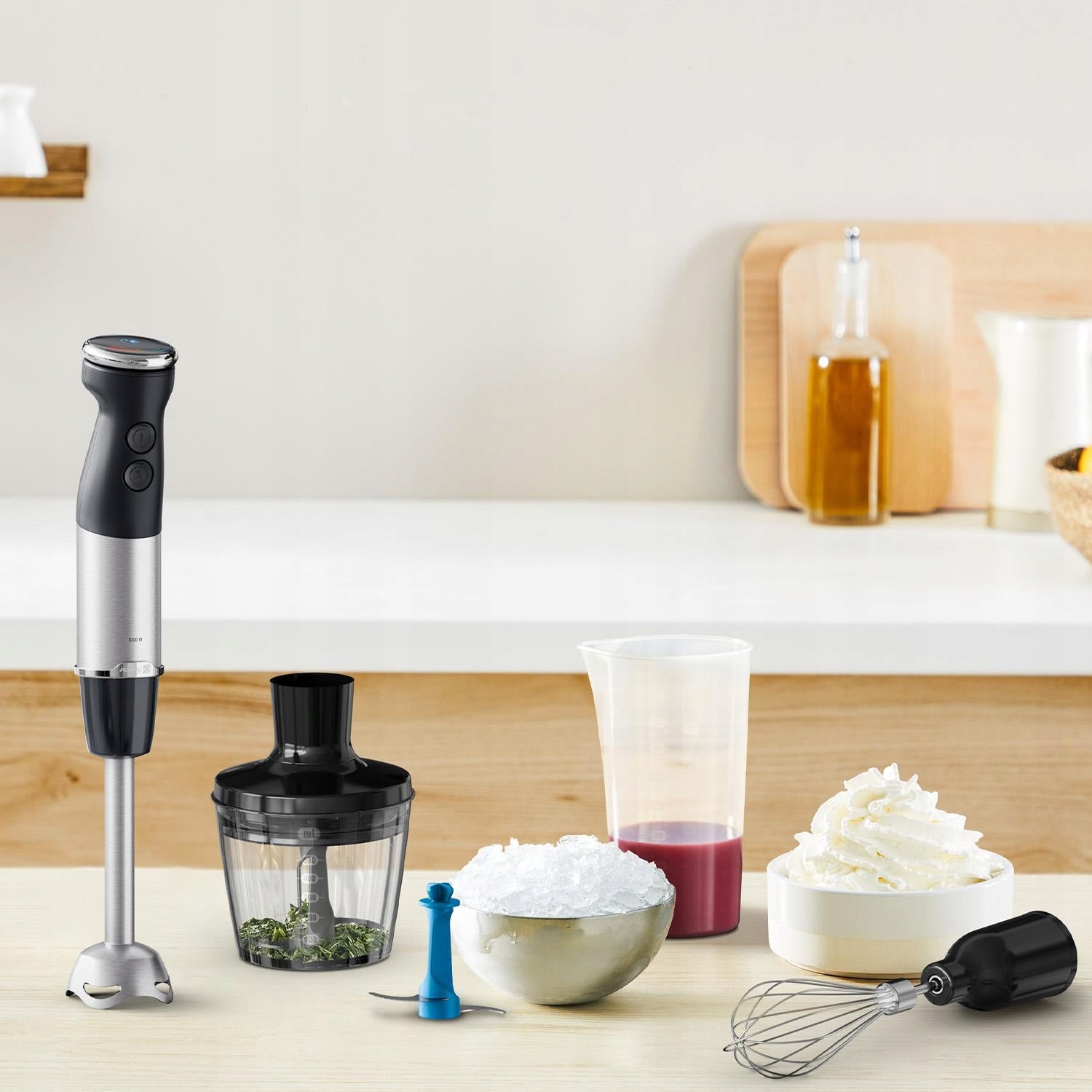 Hand Blender TEFAL HB67E830 1000 W Turbo 20 speed Accessories Brand Tefal