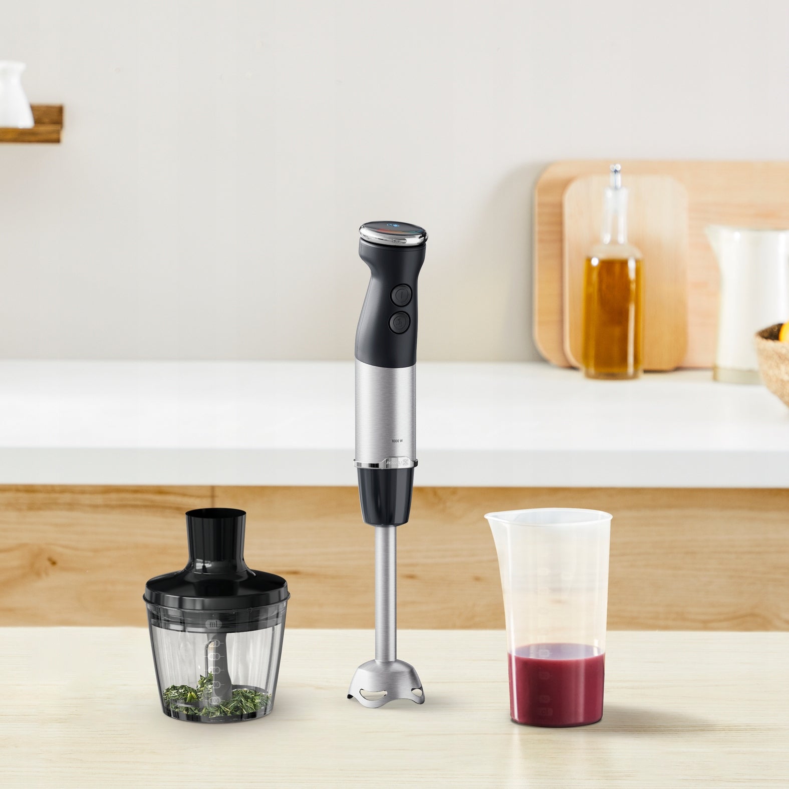 Hand Blender Tefal Quickchef+ HB672830 1000 W 2in1 Blades Powelix Manufacturer code 3016667292846