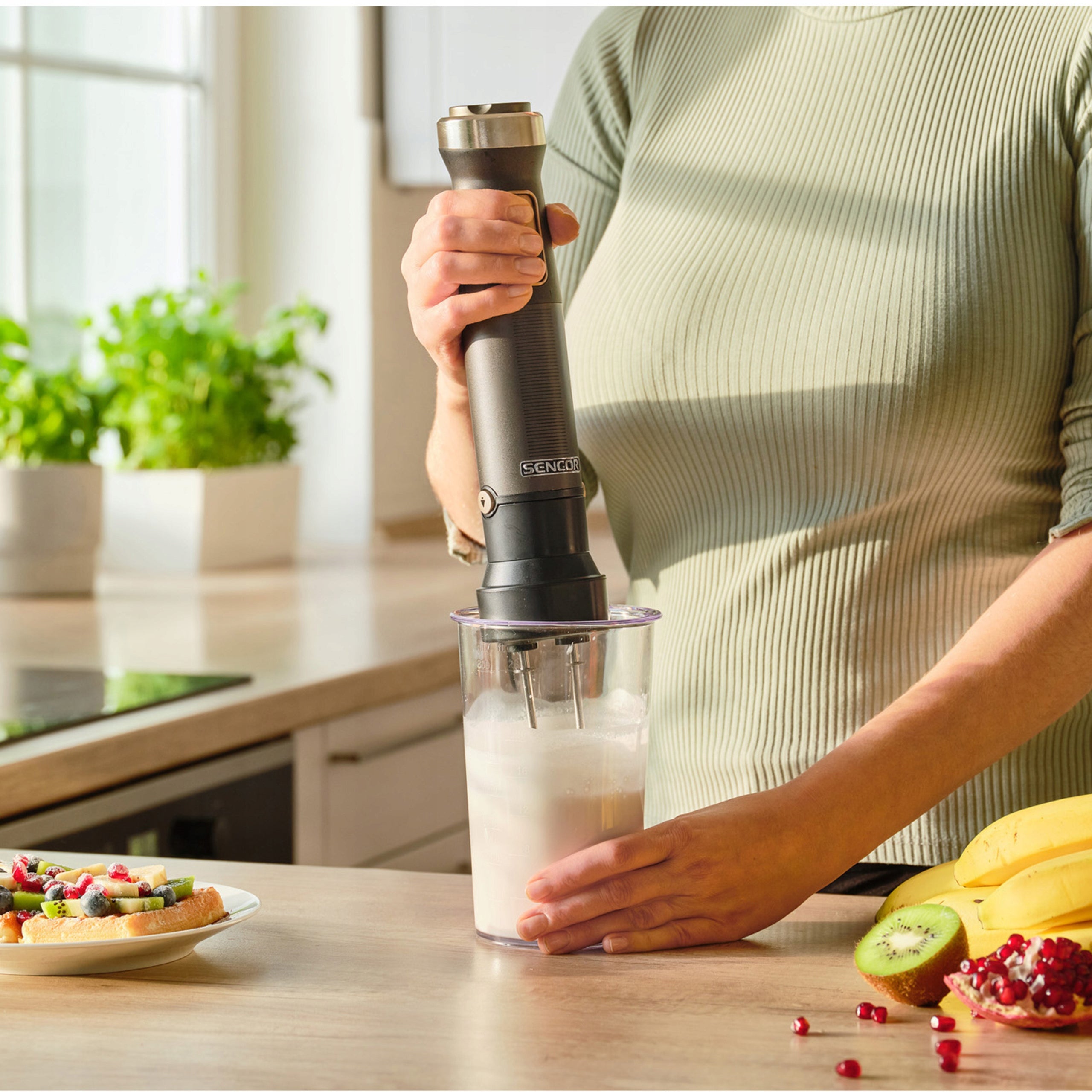 Hand Blender Vertical Sencor SHB 6552BK 10w1 1500W POWERFUL DURABLE MOTOR Manufacturer code 41017099
