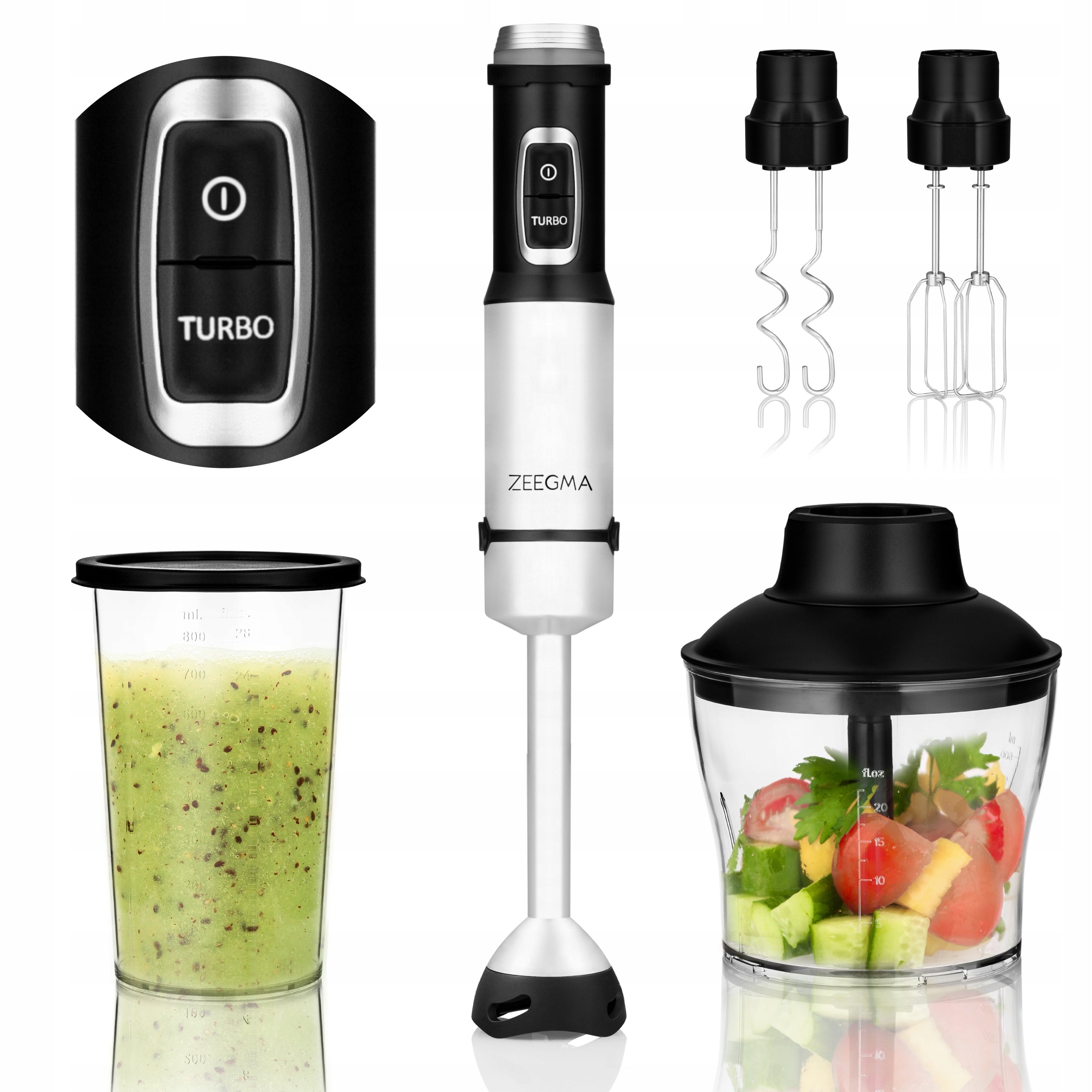 Hand Blender Zeegma Handy Chef 1500 W black