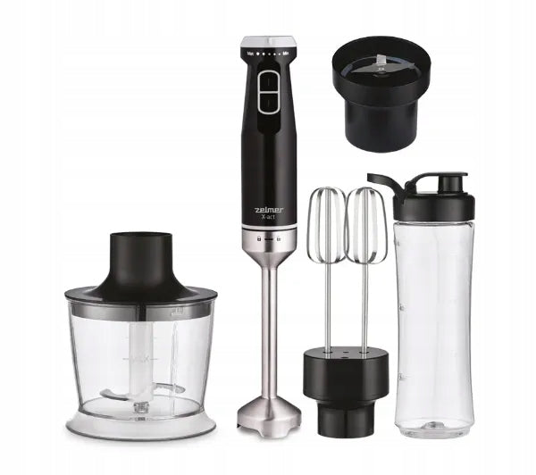 Hand Blender Zelmer ZHB4642 X-act 1400W Shredder Whipping Tip
