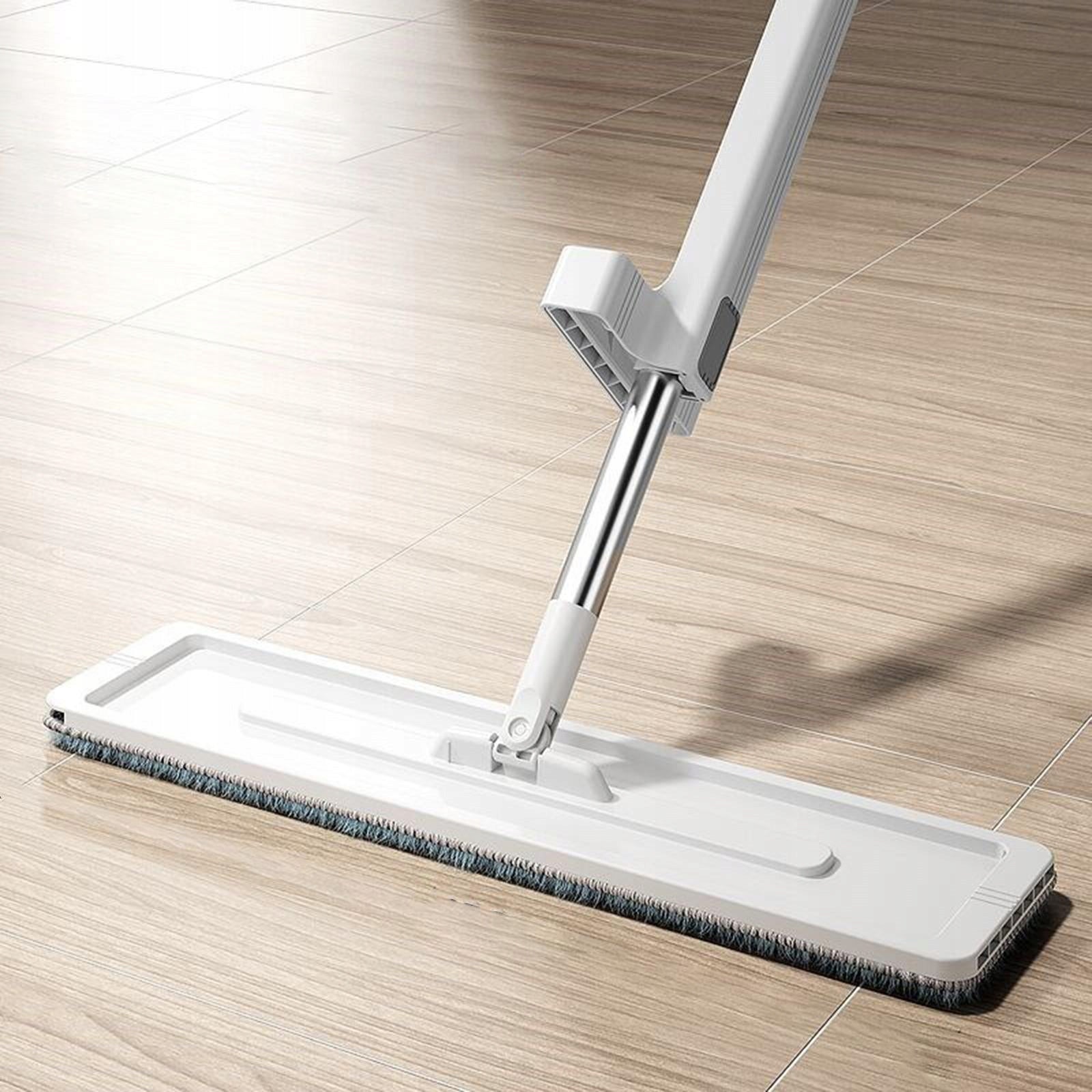 Hand Free Flat Mop 360 Rotation Double Scraper Slim for 45CM No Bucket Brand no brand
