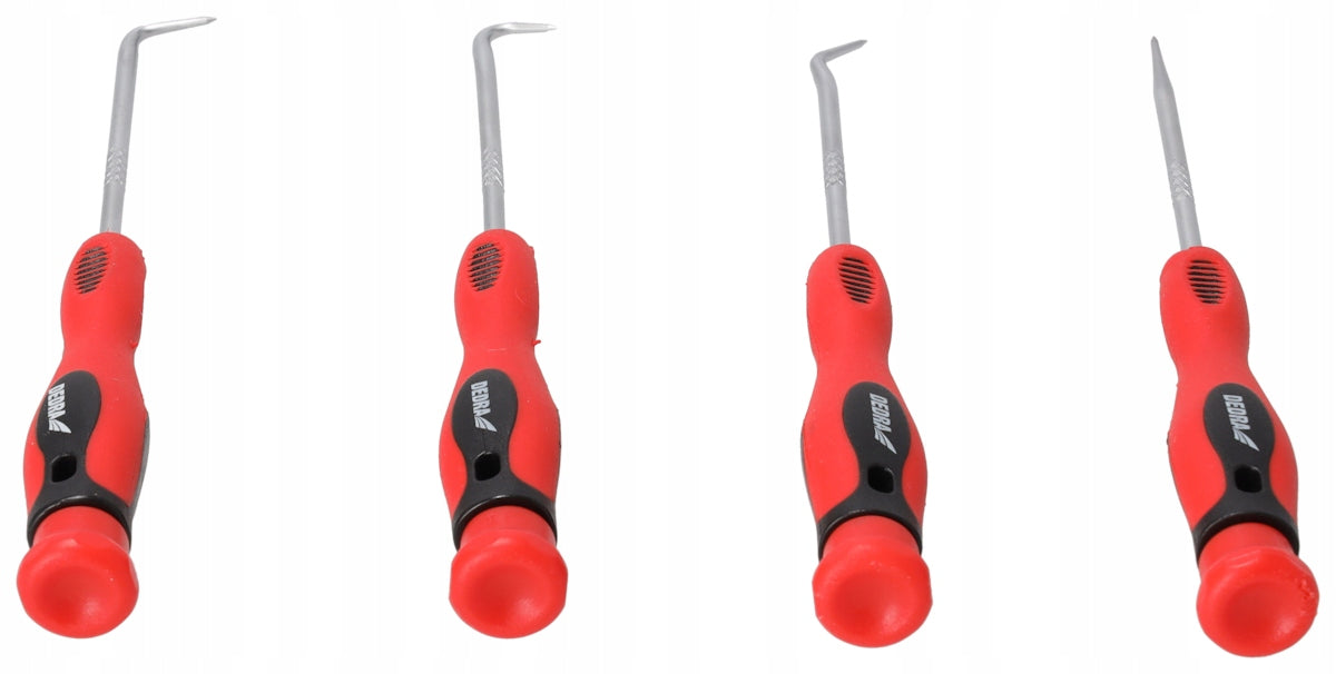 Hand Hooks Set of Hooks 4 pieces 150 mm Precision with Handle DEDRA Manufacturer code 50A001
