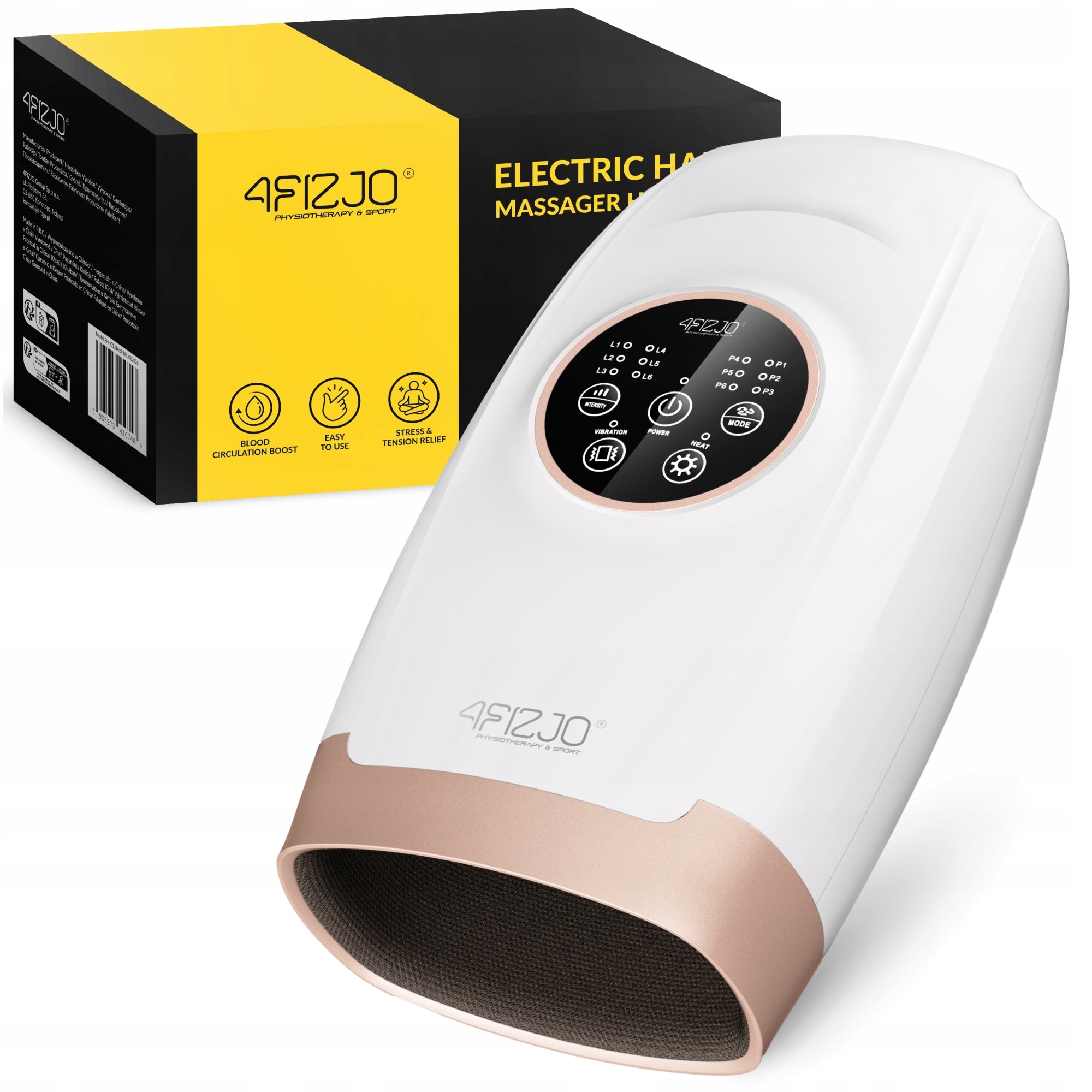 Hand Massager Electric Wireless Heating Hand Pressure Massager