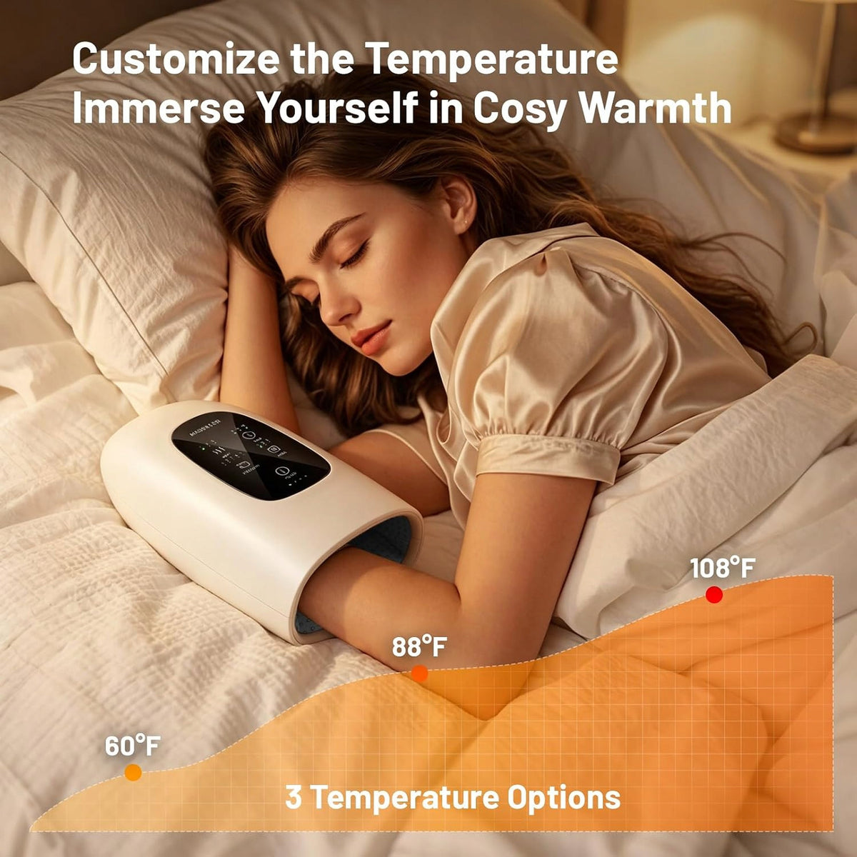 Hand Massager with Heat Pressure Massage Gloves for Arthritis Brand no brand