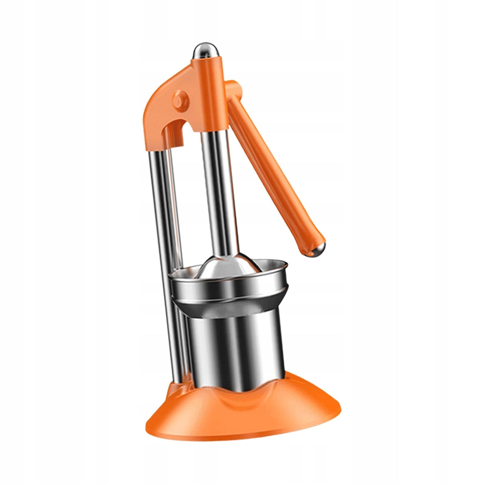 Hand Press Fruit Juicer Heavy Duty Stainless Steel Orange Lemon Double Head