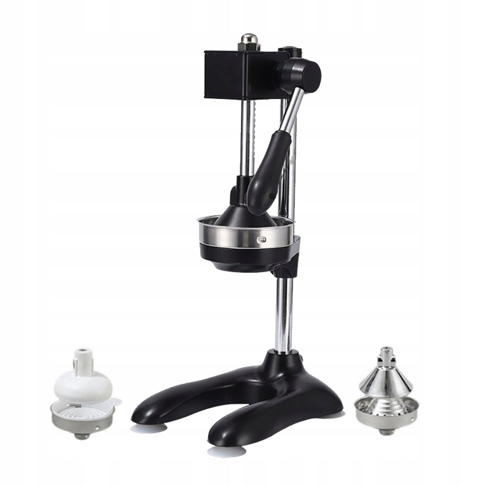 Hand Press Juicer Machine Stainless Steel Professional Countertop black