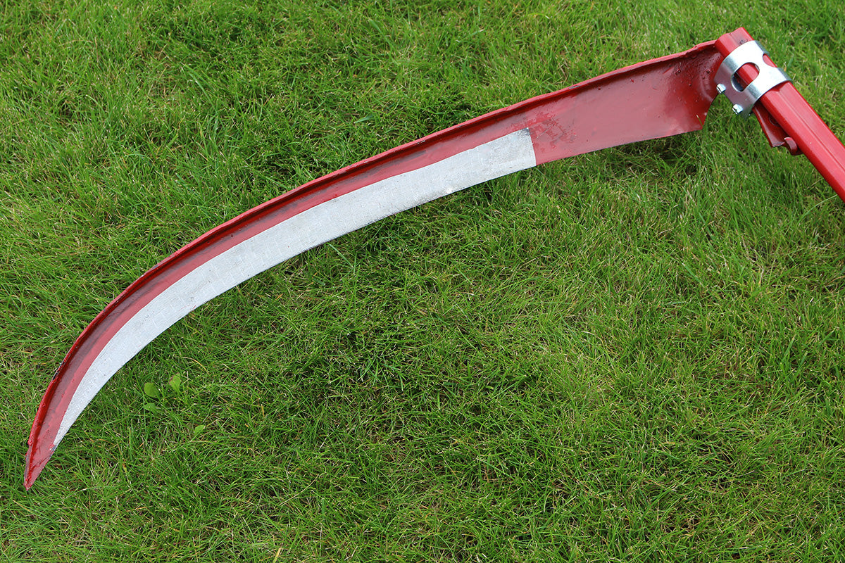 Hand Scythe For Grass Garden Forged For Mowing Grass Weeds Mower Packaging status original