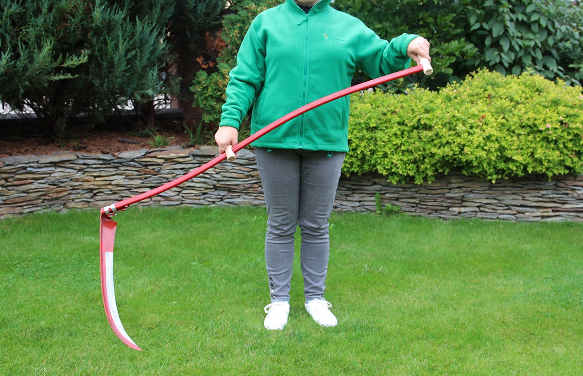 Hand Scythe For Grass Garden Forged For Mowing Grass Weeds Mower Power supply handheld