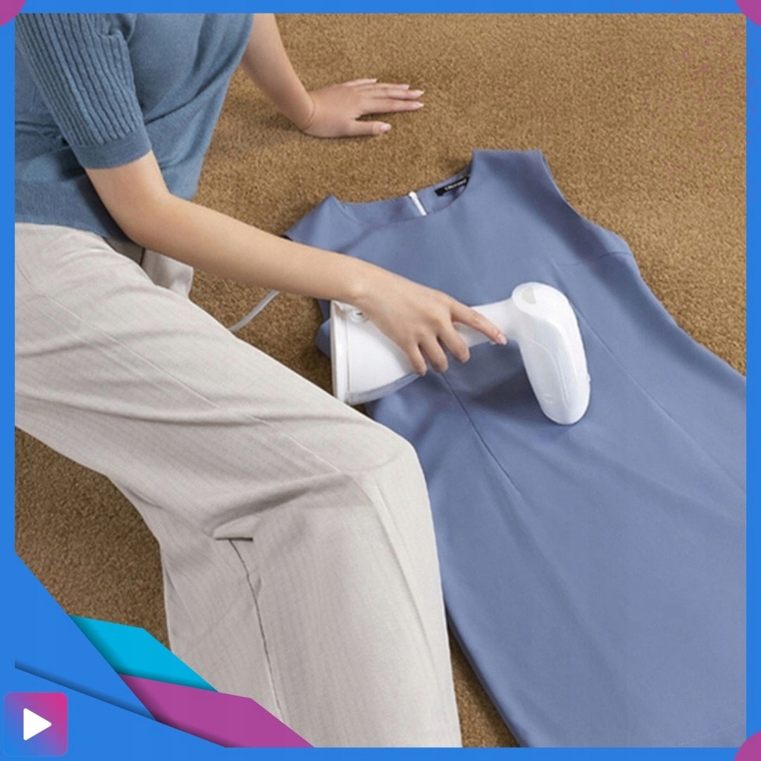 Hand Steamer For Clothes 1500W Steam Iron 2 Adjustment Modes 300ml Dominant color white