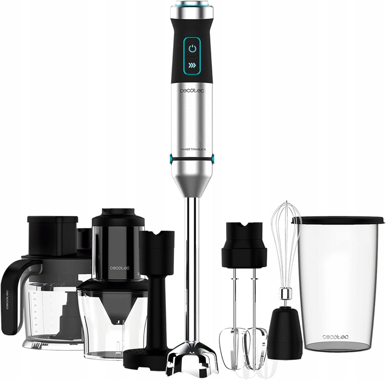 Hand blender Cecotec Power TitanBlack 1500 XL TotalMix Power rating 1500 W
