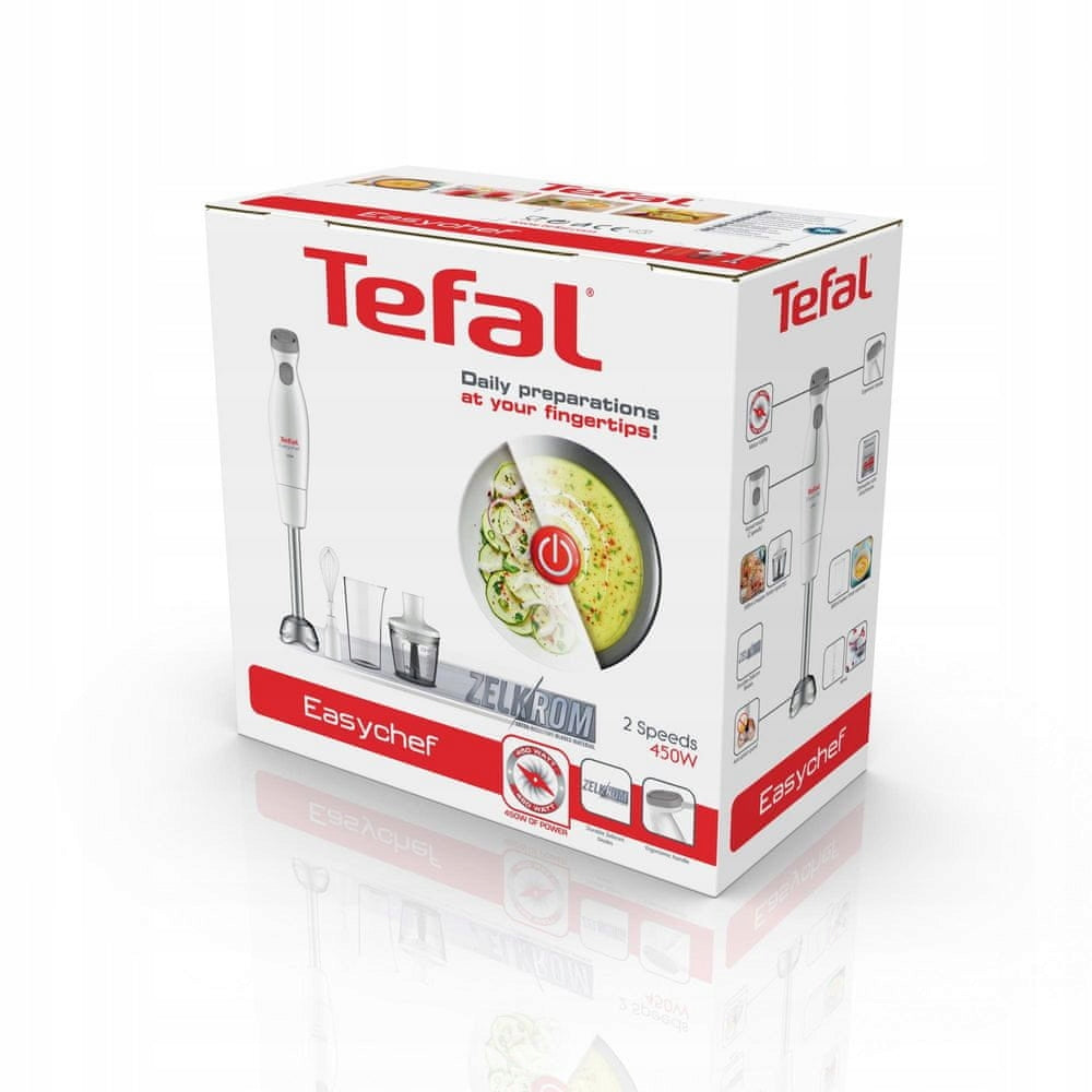 Hand blender Tefal HB453138 450 W white Packaging status original