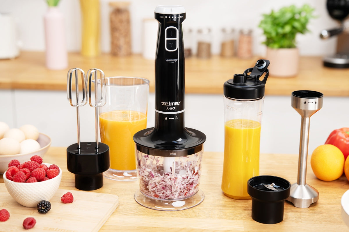 Hand blender Zelmer ZHB4643 X-act black-silver Power rating 1200 W