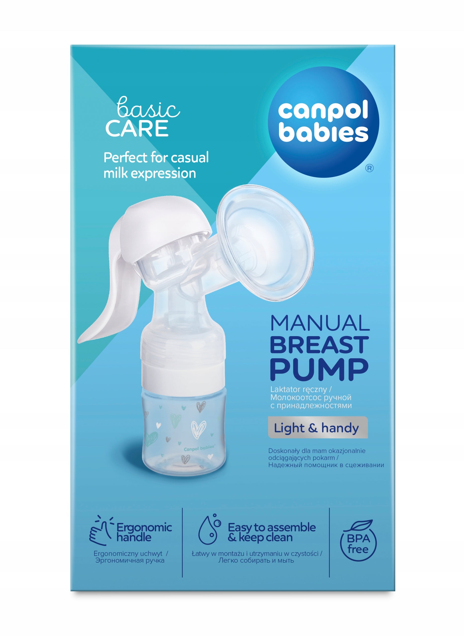 Hand breast pump Canpol babies 120 ml Packaging status original