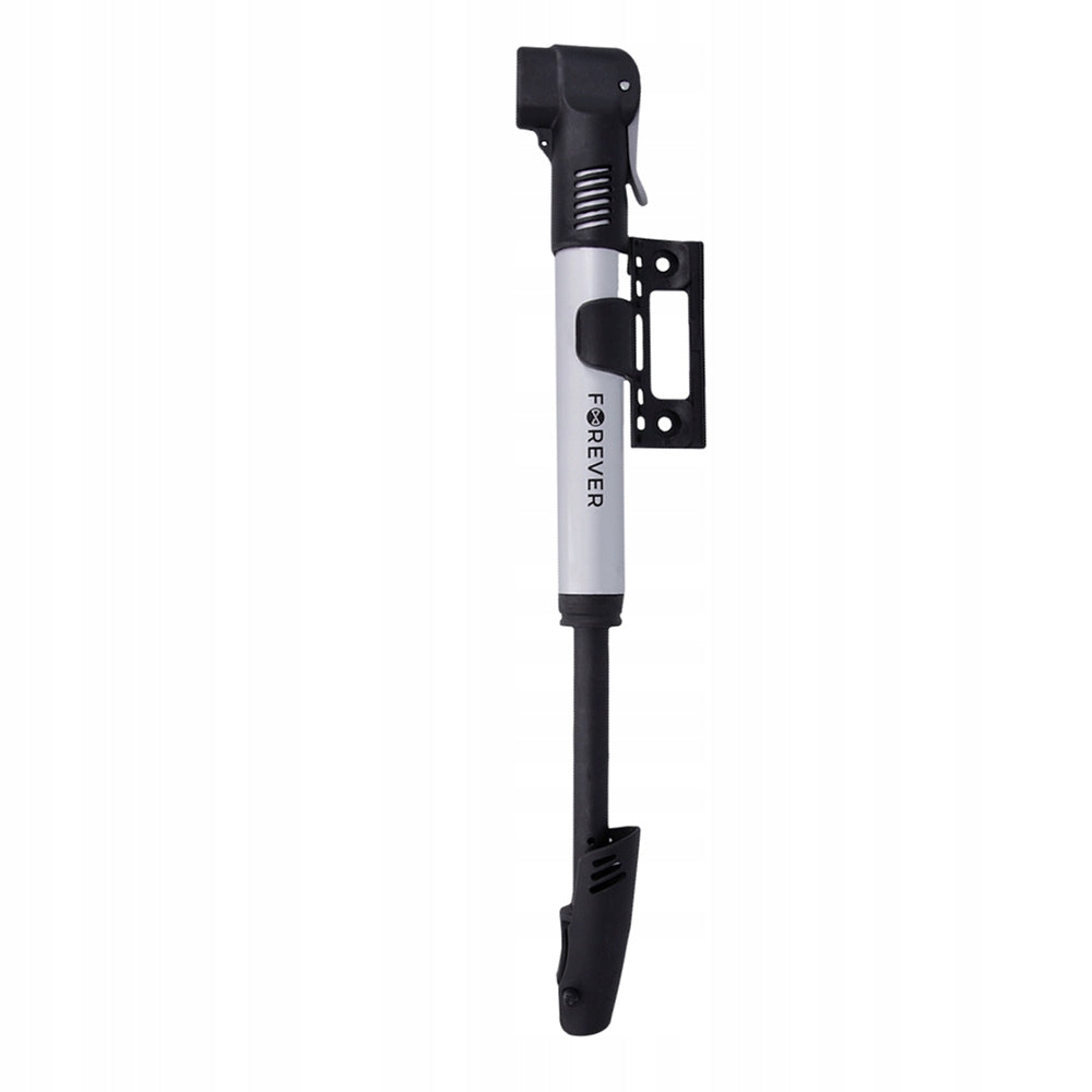 Hand pump Forever PU-100 silver for bicycle frame Brand Forever
