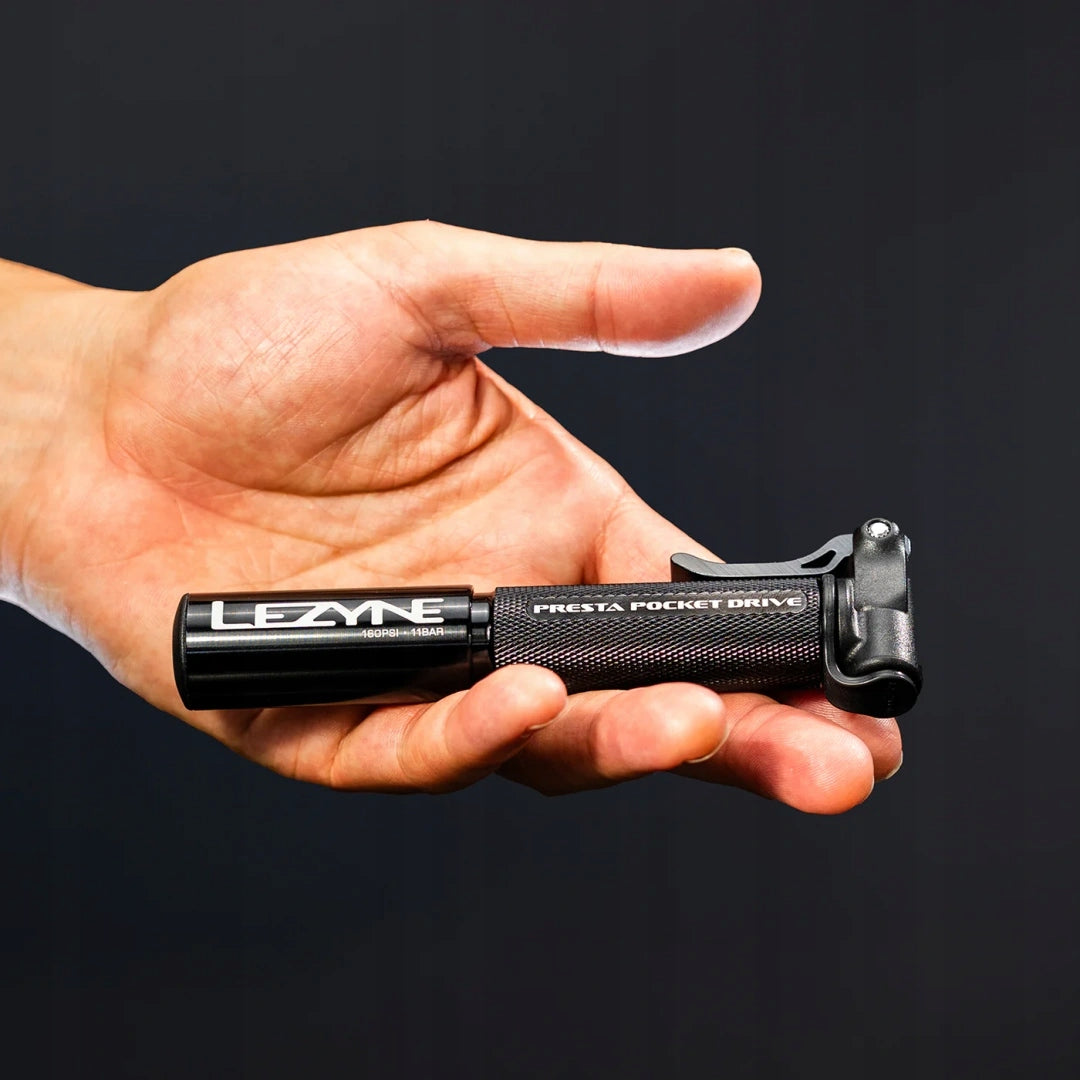 Hand pump Lezyne Pocket Drive black 160psi/11bar 2026 Color black