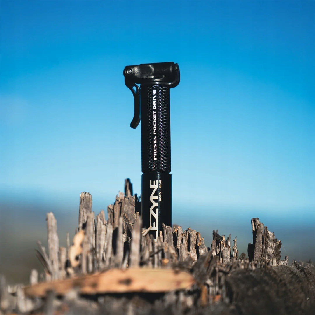Hand pump Lezyne Pocket Drive black 160psi/11bar 2026 Weight 76 g