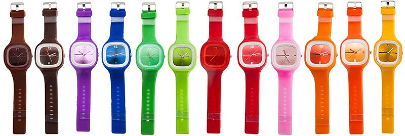 Hand watch SS.COM pink strap Brand no brand
