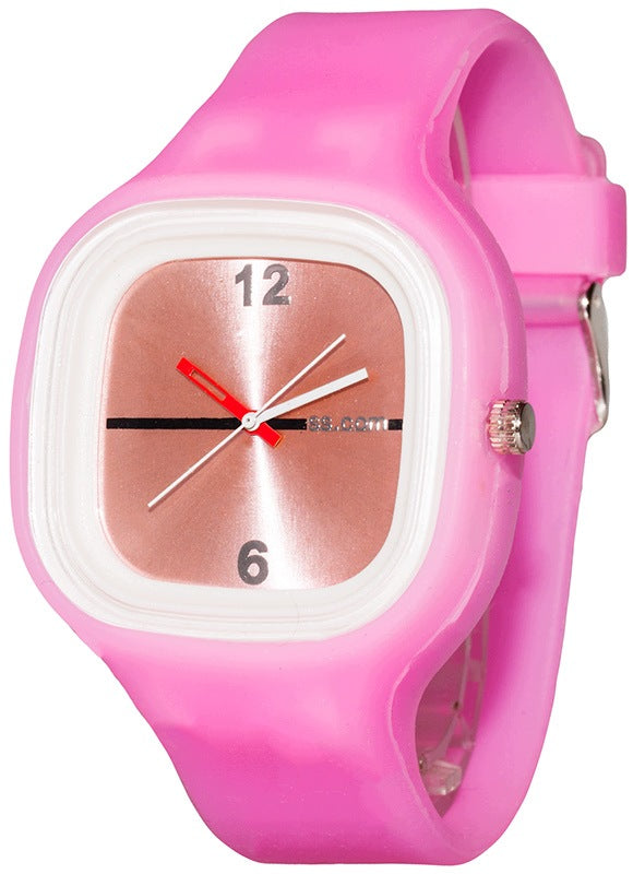 Hand watch SS.COM pink strap