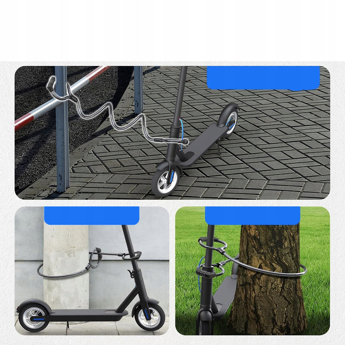 Handcuff clasp for electric scooter Special steel lock 105cm Manufacturer code 6953133275279