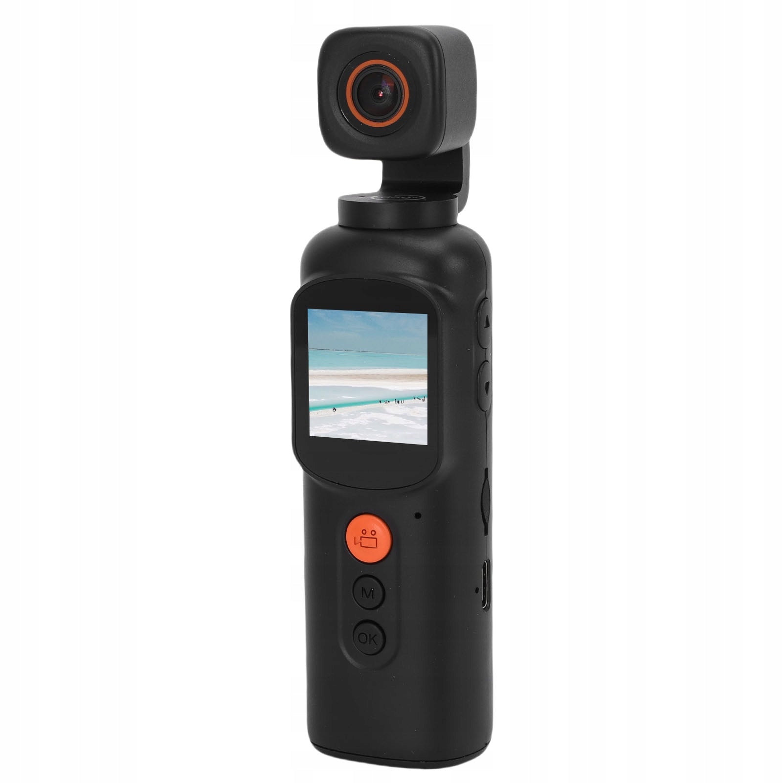 Handheld Action Camera 2K QHD Wi-Fi Camera Sports Cycling Recorder