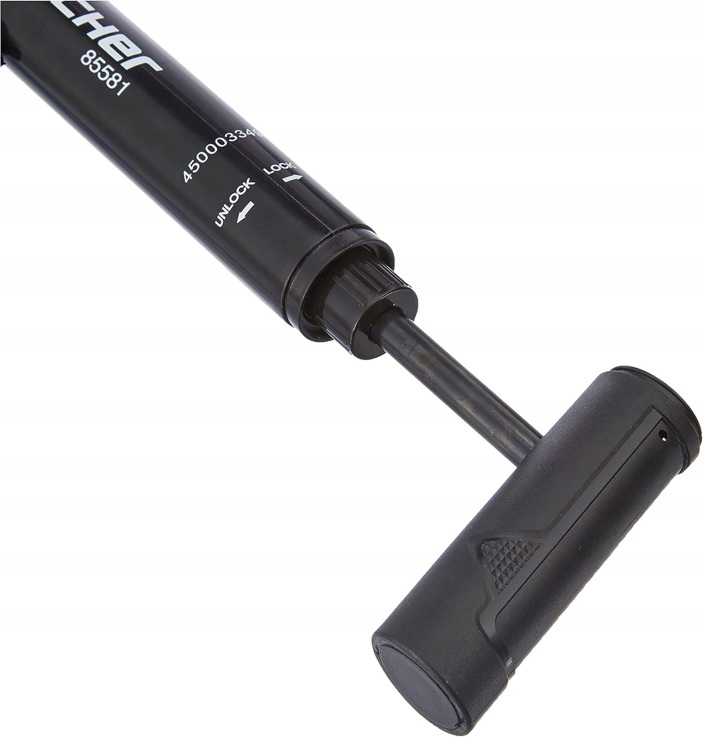 Handheld Bicycle Pump with Handle TWO PUMPING MODES 8 BAR Fischer Manufacturer code 85581