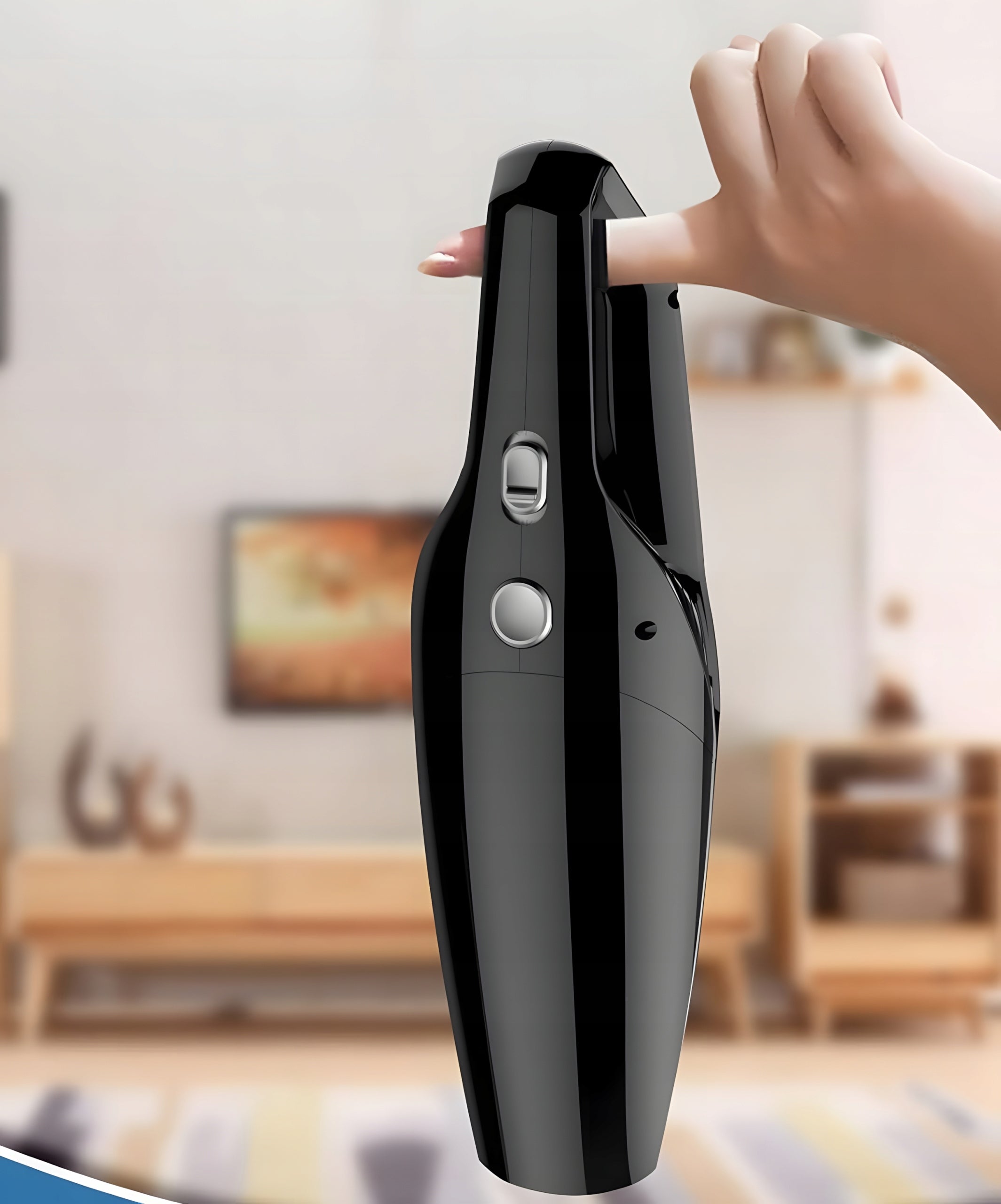 Handheld Car Vacuum Cleaner Wireless Powerful Cordless Tips x5 Power supply rechargeable battery