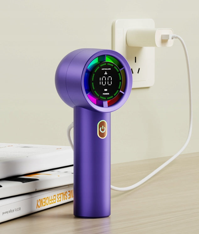 Handheld Fan Portable Mini Desk Fan Power supply rechargeable battery