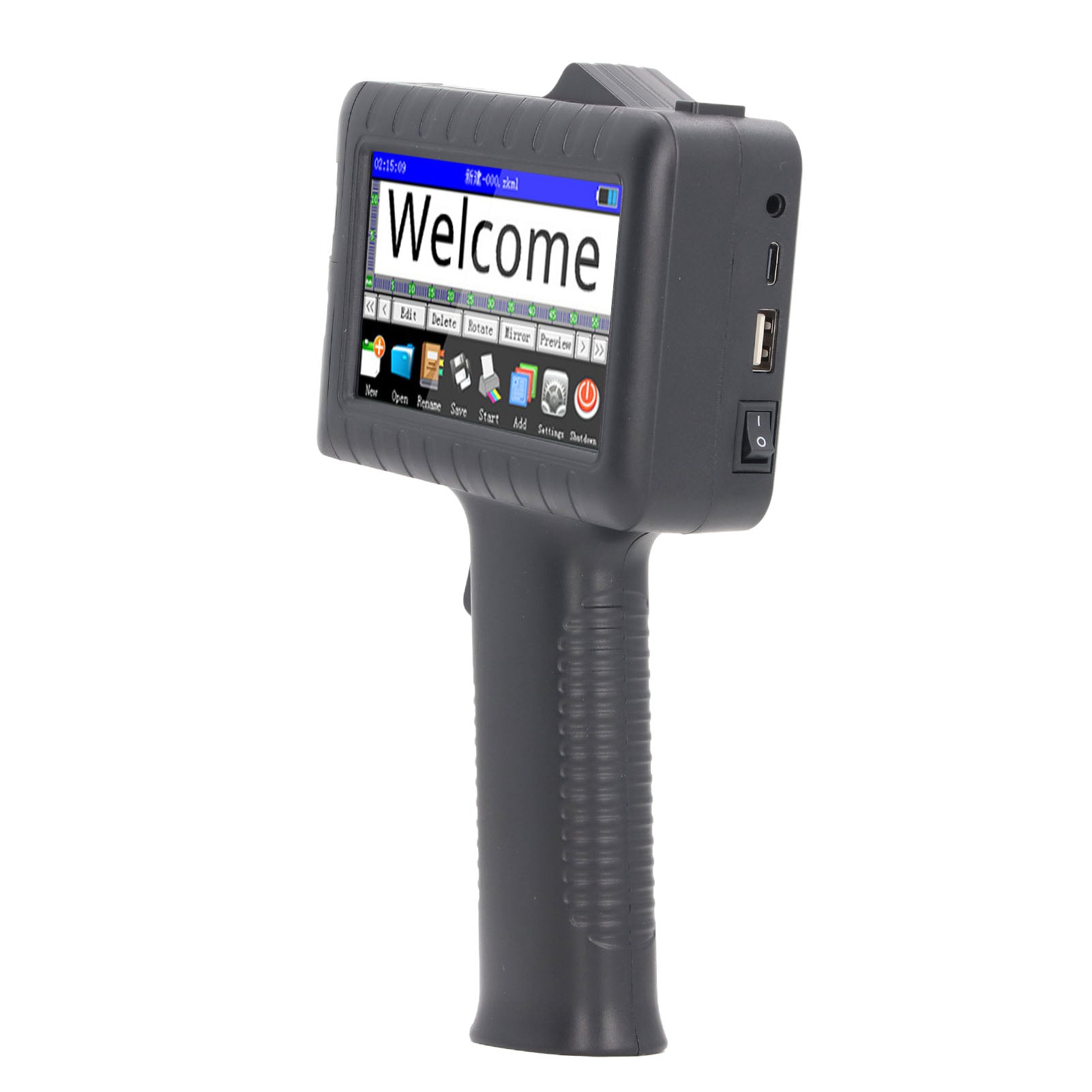 Handheld Inkjet HD Printer LED Touch Screen Support Multi Language TA Brand no brand