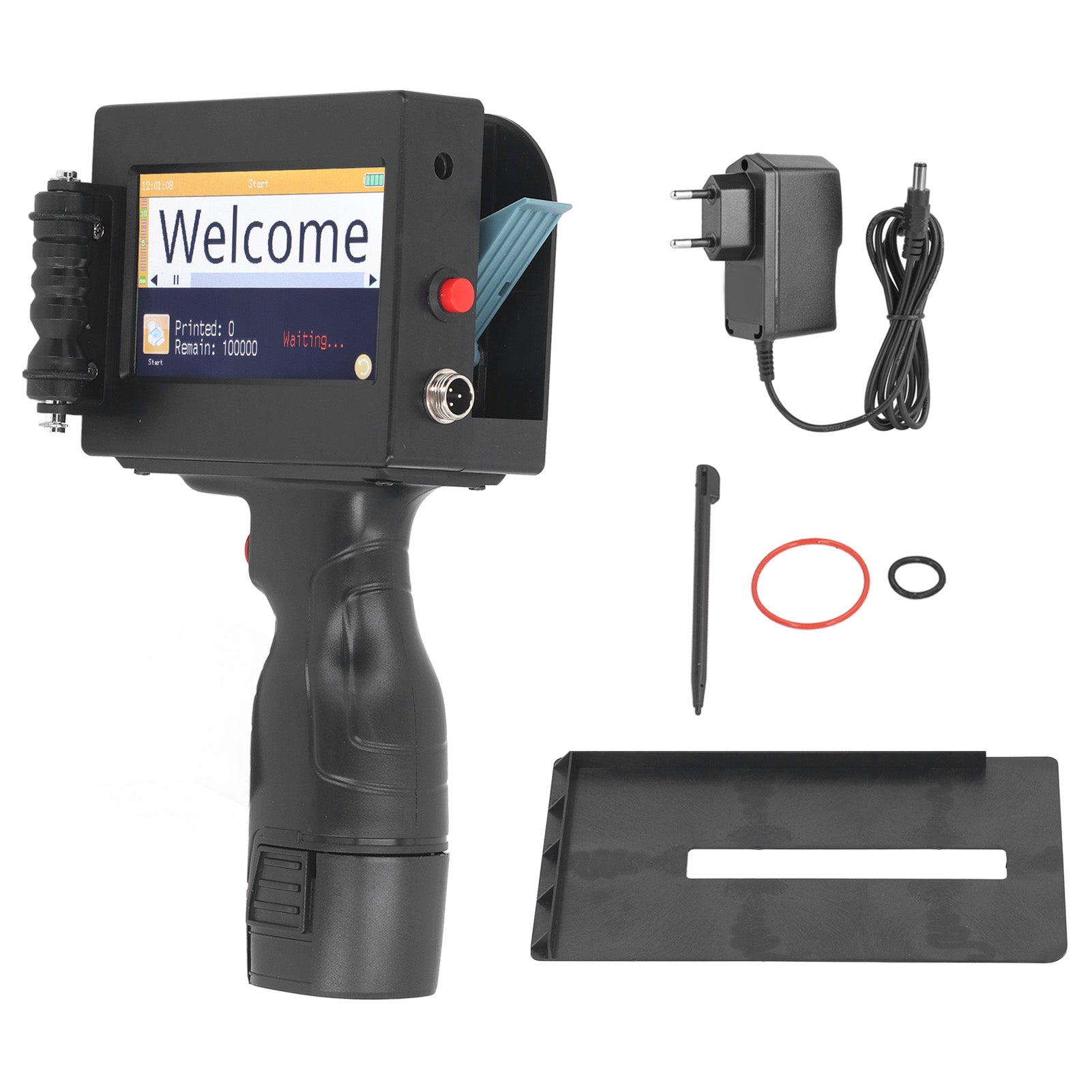 Handheld Inkjet Printer 4.3 Inch Touch Screen 12,7mm Portable R6 Printing technology other
