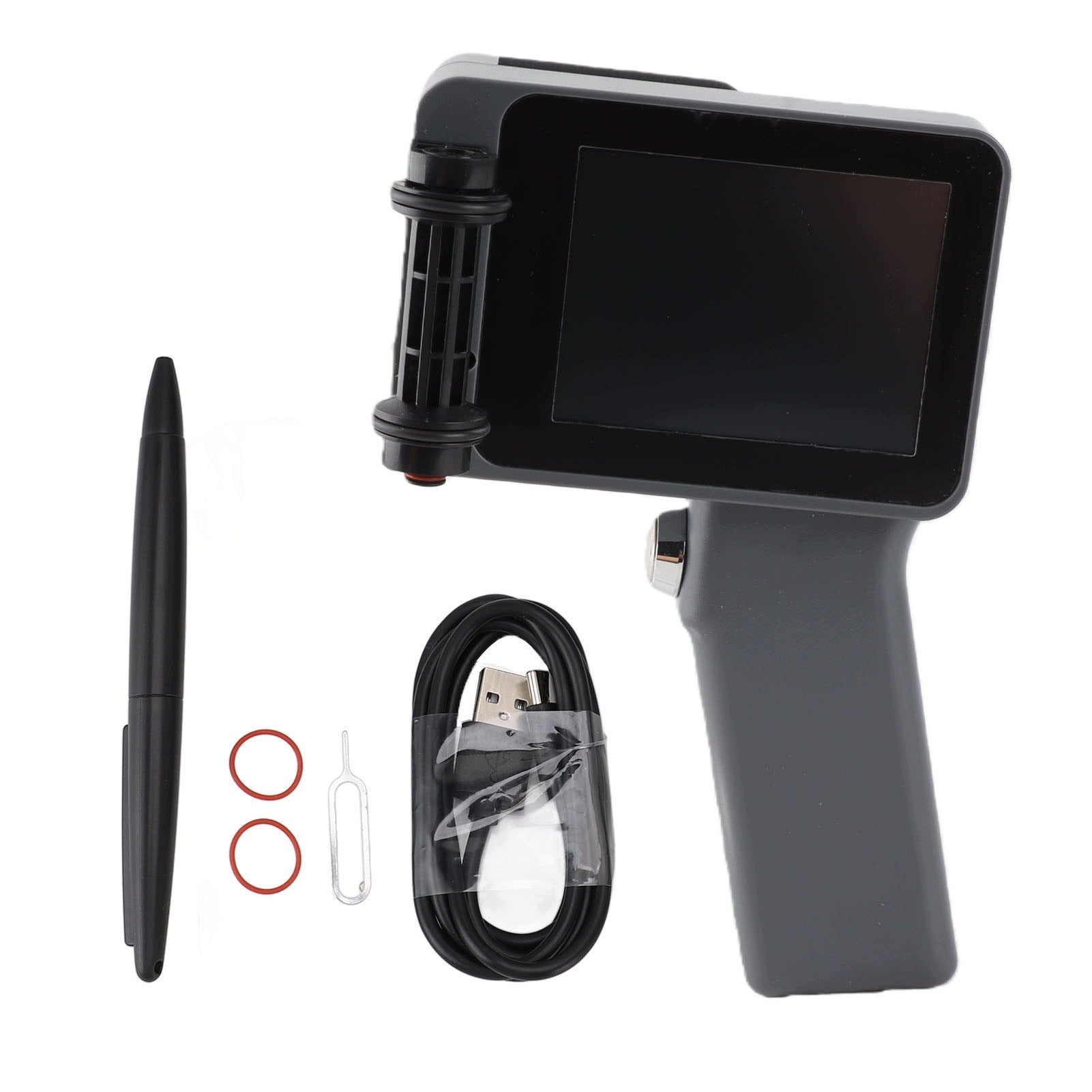 Handheld Inkjet Printer Silver Color 12,7mm HD LED 4,3 Inch 2I