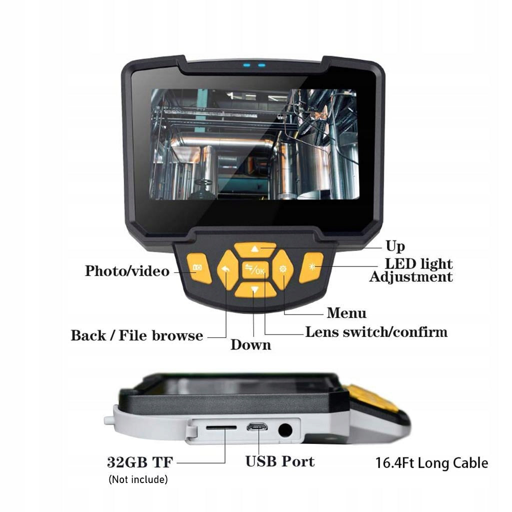 Handheld Inspection Borescope Industrial 1M Wire Brand no brand