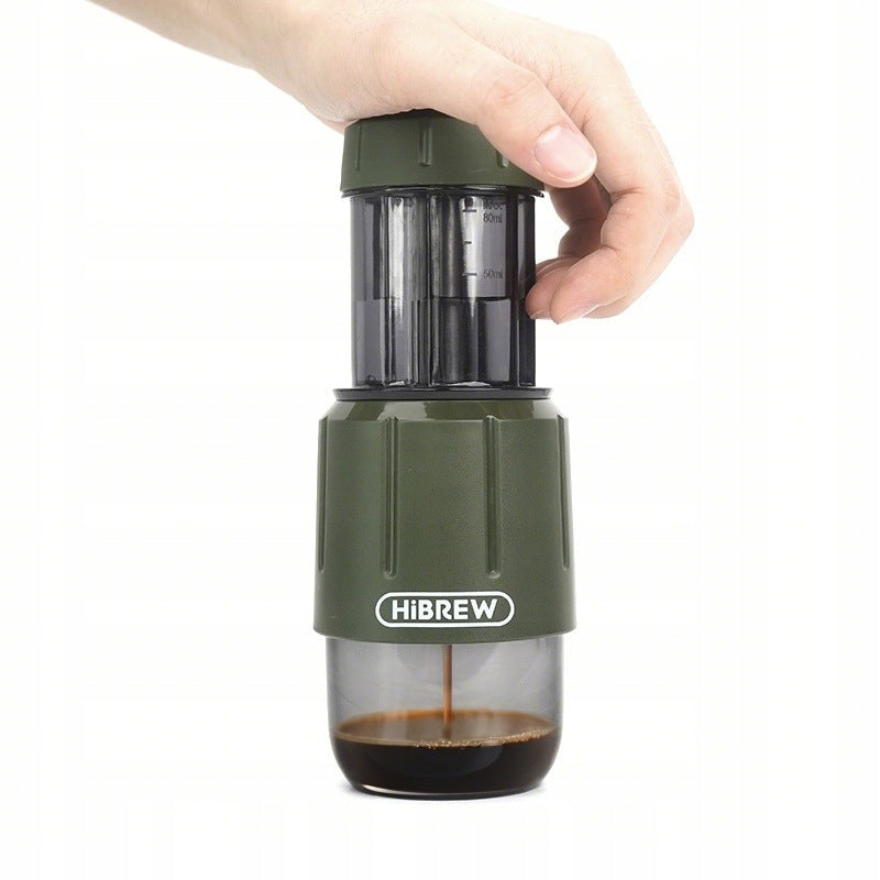 Handheld Portable Expresso HiBREW H4D 8 – 15 Bar Green Dual Function Packaging status original