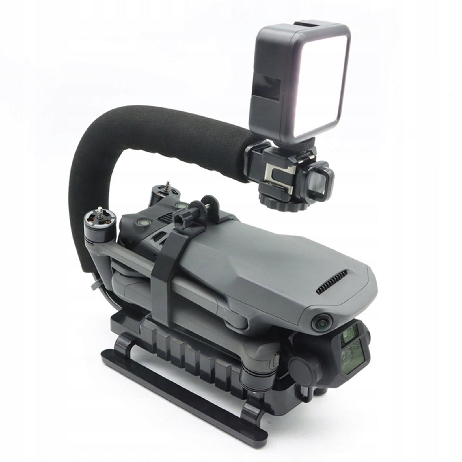 Handheld Shoot Bracket, W/ 1/4 Screw Hole Portable, W/ Handle Mount Gimbal Model for DJI Mavic Pro