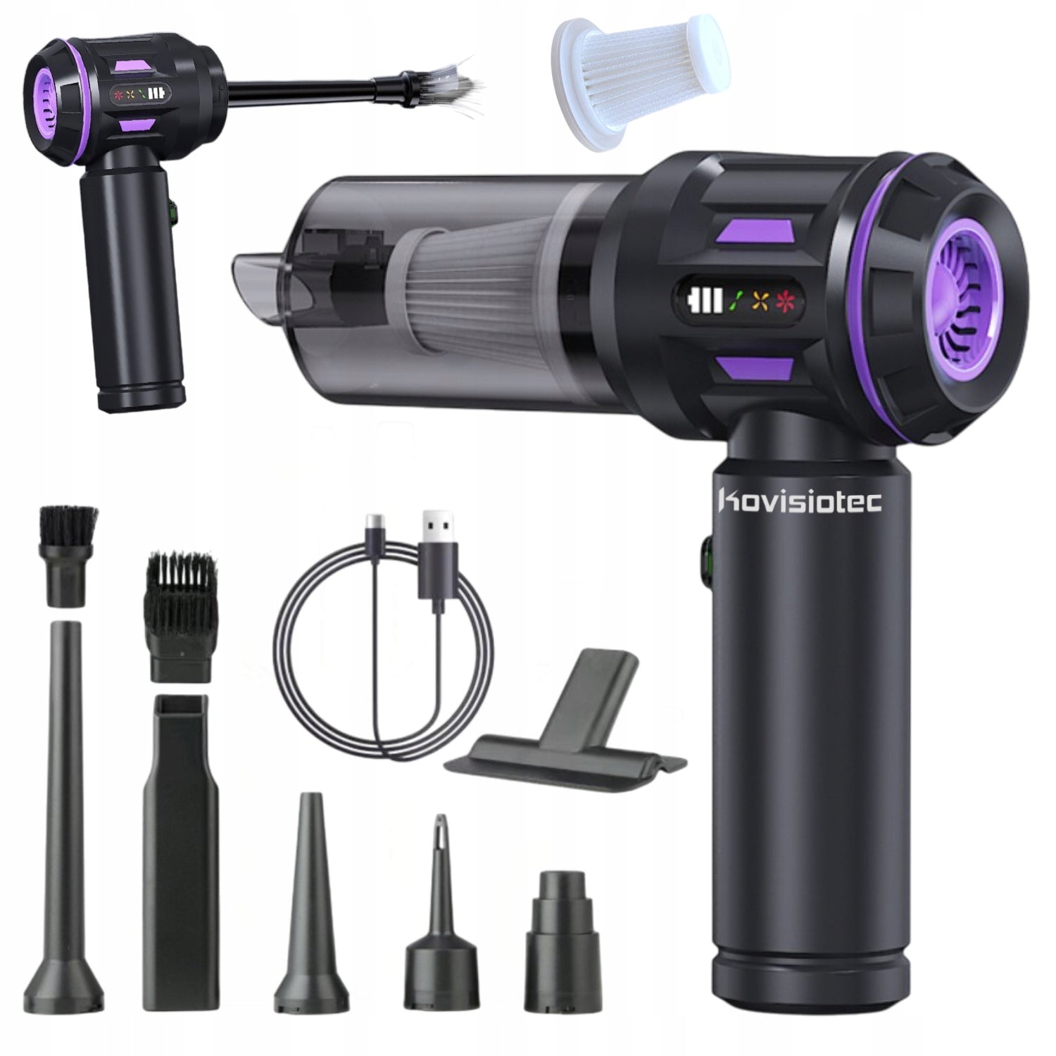 Handheld Vacuum Cleaner Cordless Car Wireless 20000Pa with Blower
