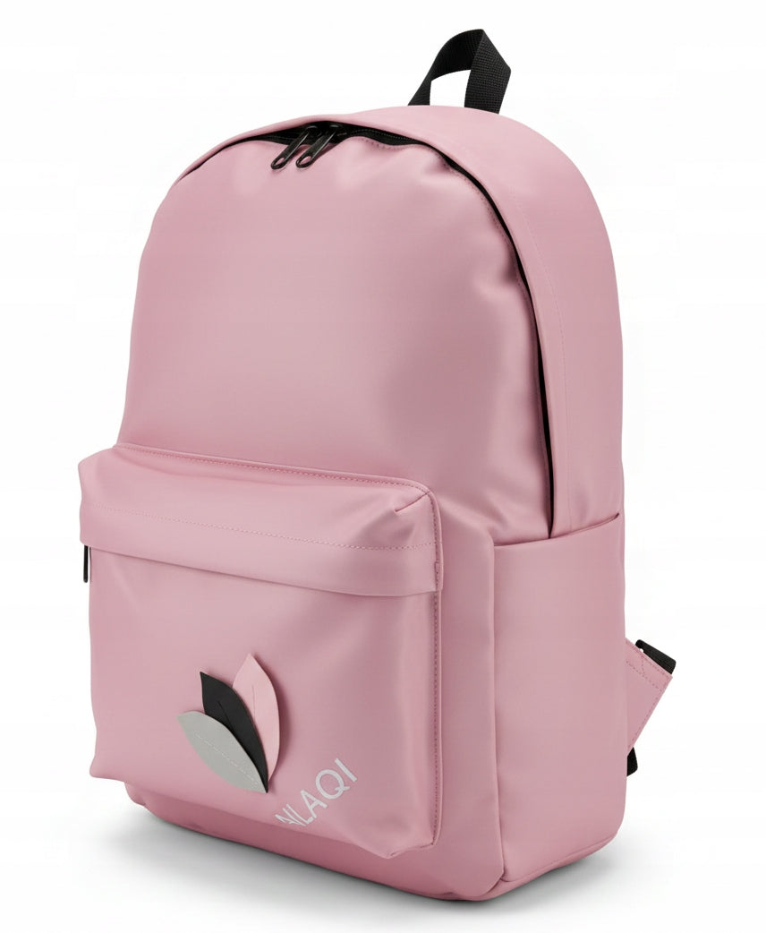 Handheld city school backpack for children and teenagers pink school