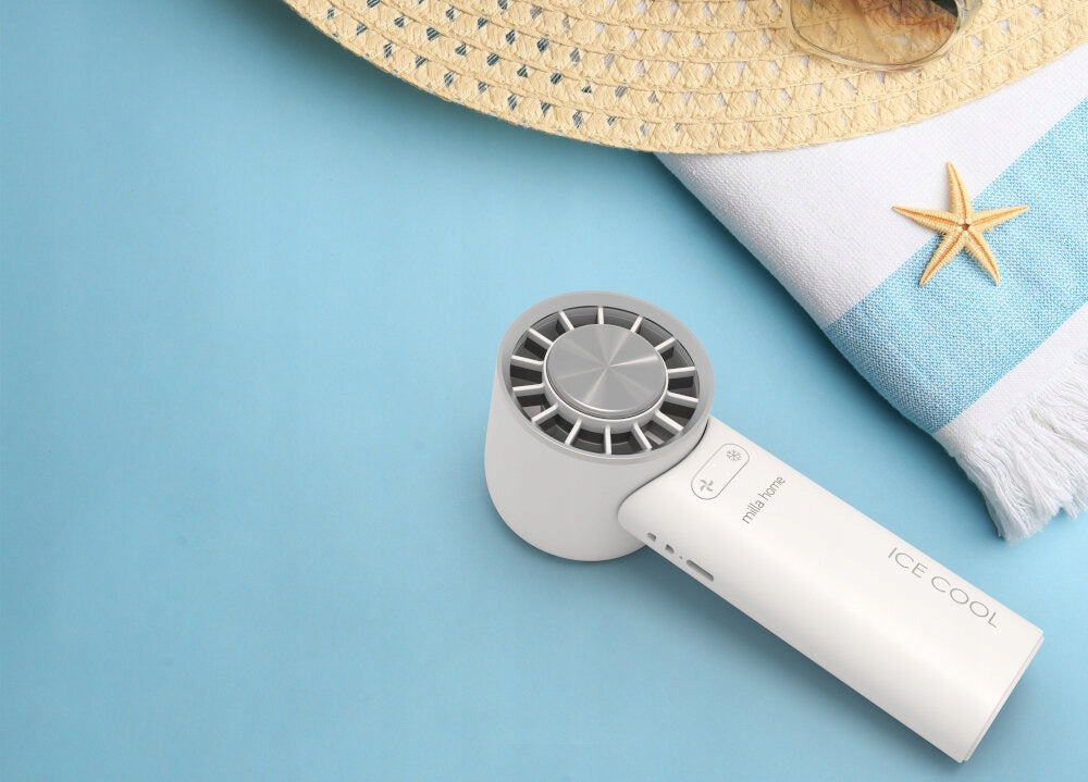 Handheld fan MILLA HOME FN430 White Dominant color white