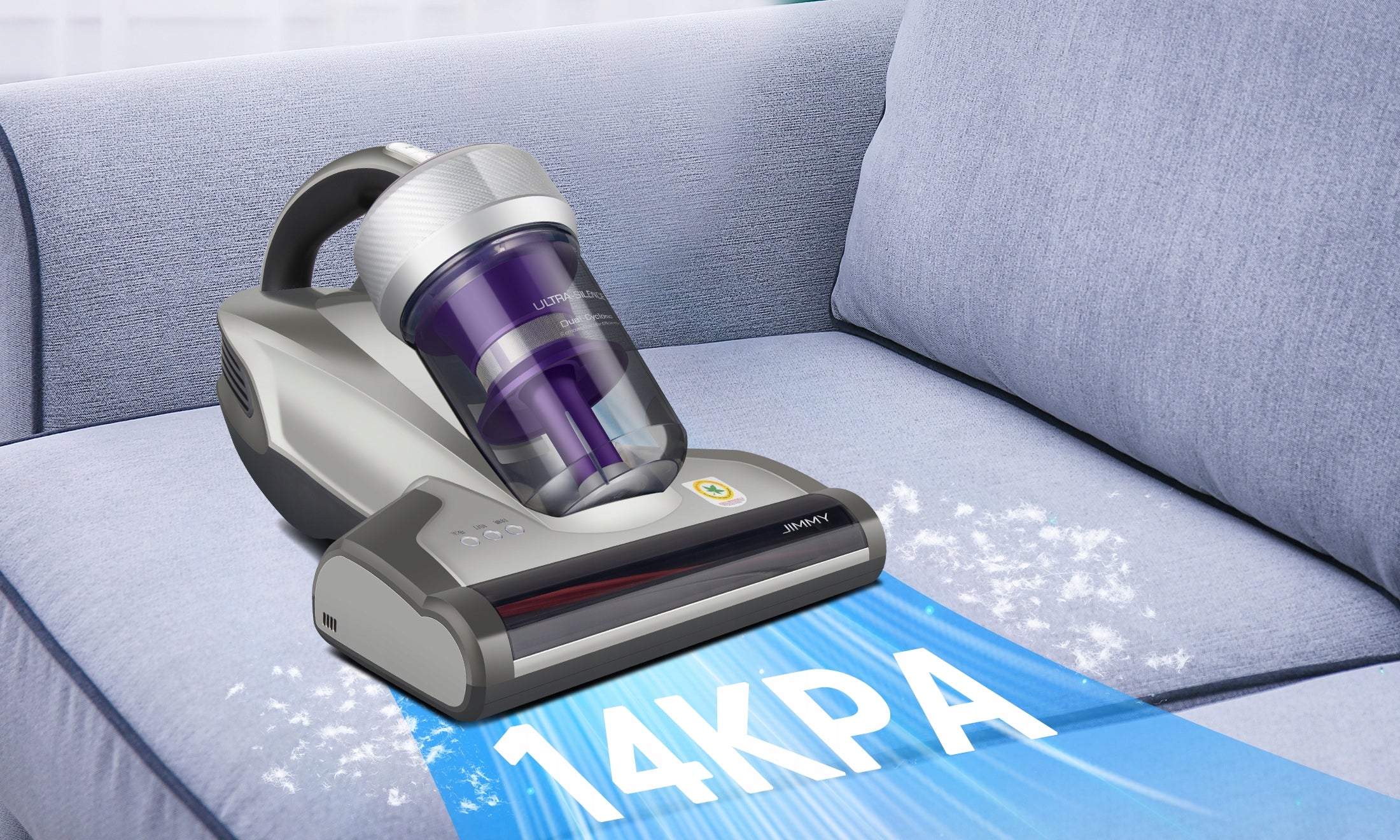 Handheld vacuum cleaner Jimmy JV35 antibacterial with lamp UV-C 700W Manufacturer code JV35