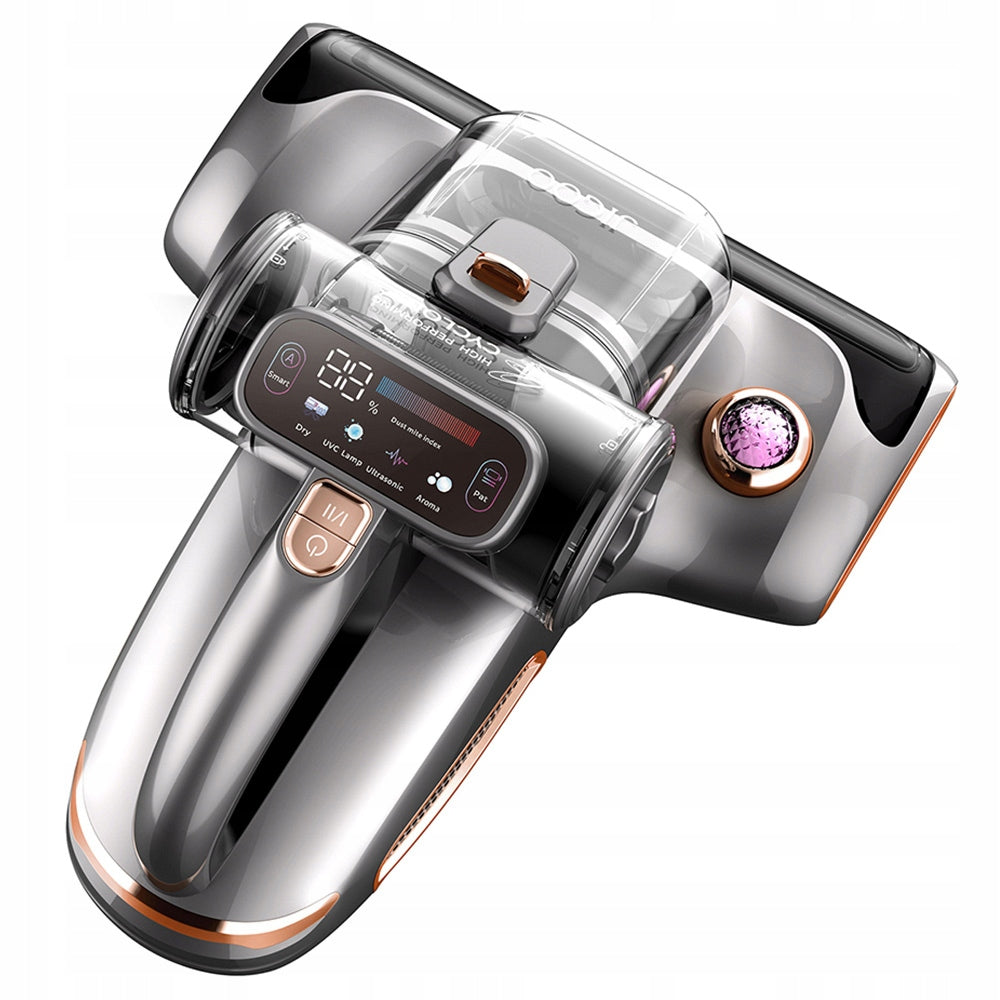 Handheld vacuum cleaner for mattresses 0.5L 15KPa JIGOO T600 99,99% mites, grey Manufacturer code Odkurzacz ręczny do materacy15KPa JIGOO T600