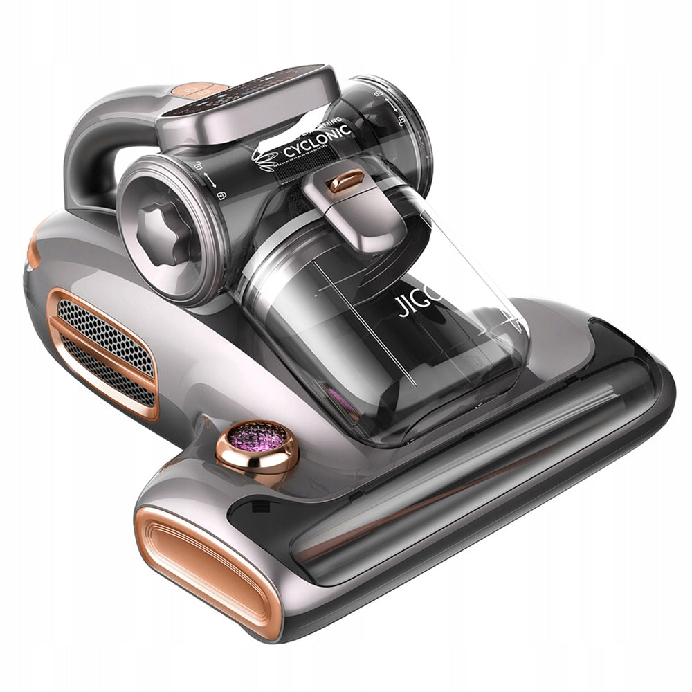 Handheld vacuum cleaner for mattresses 0.5L 15KPa JIGOO T600 99,99% mites, grey