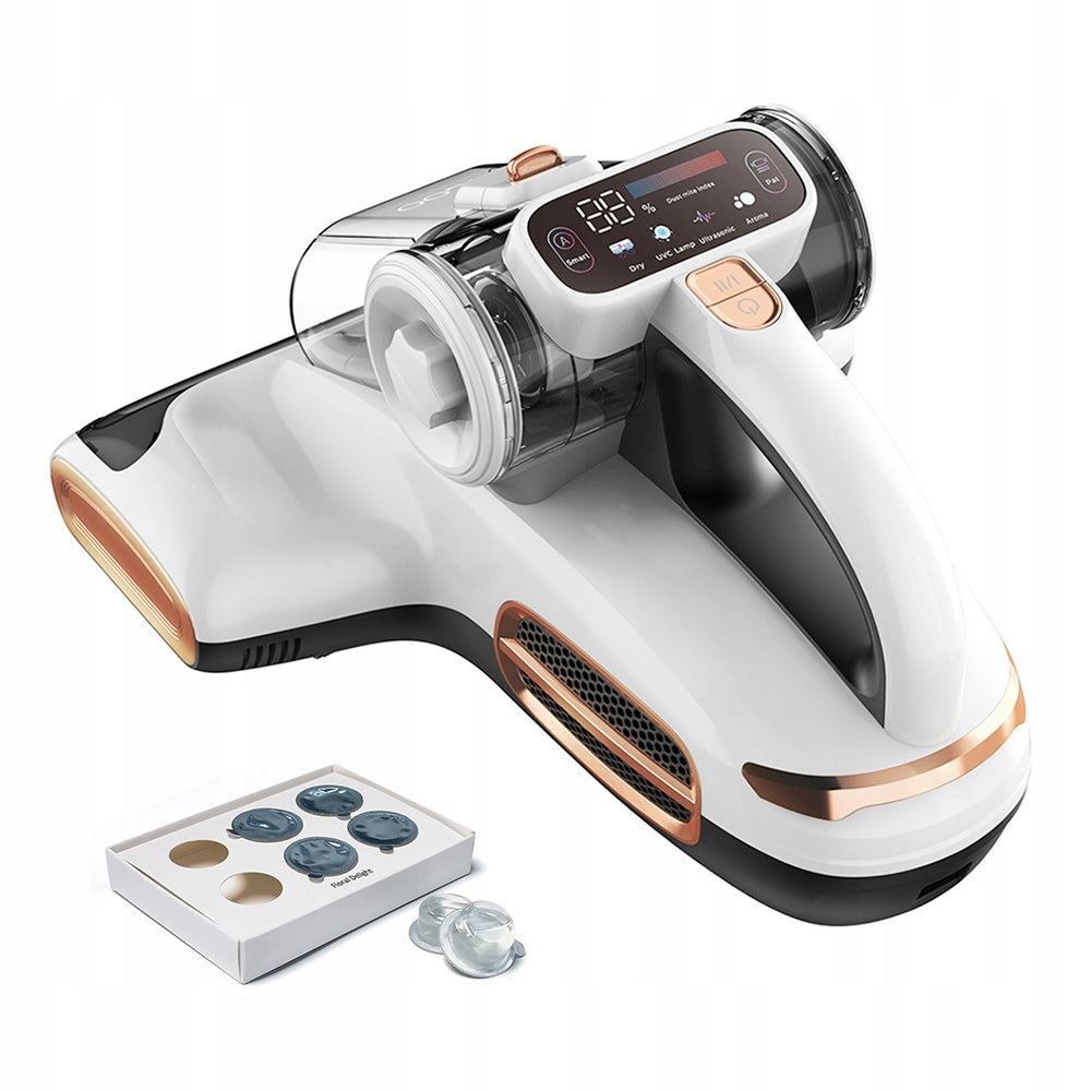 Handheld vacuum cleaner for mattresses 700W 15KPa JIGOO T600 UV 99,99% mites White