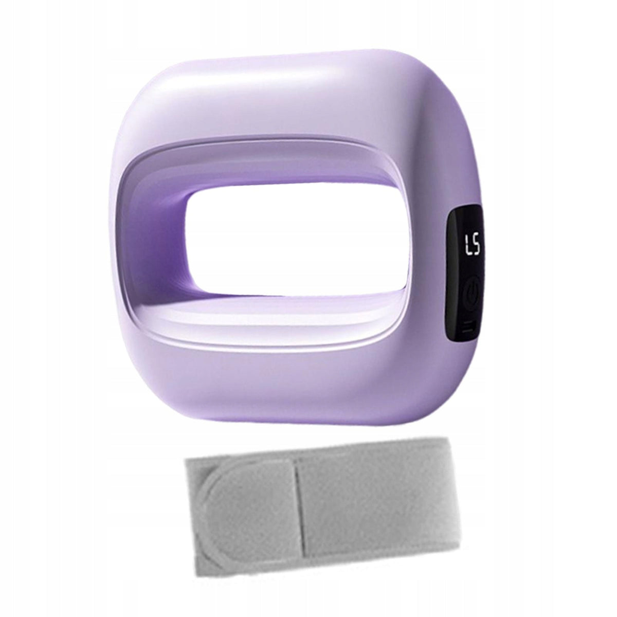 Handhled Fascia Massager Low Noise USB Full Body Massager Ring Purple