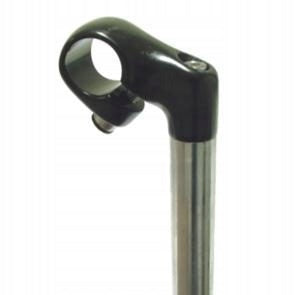 Handlebar bracket Kalloy 21,1mm chrome black