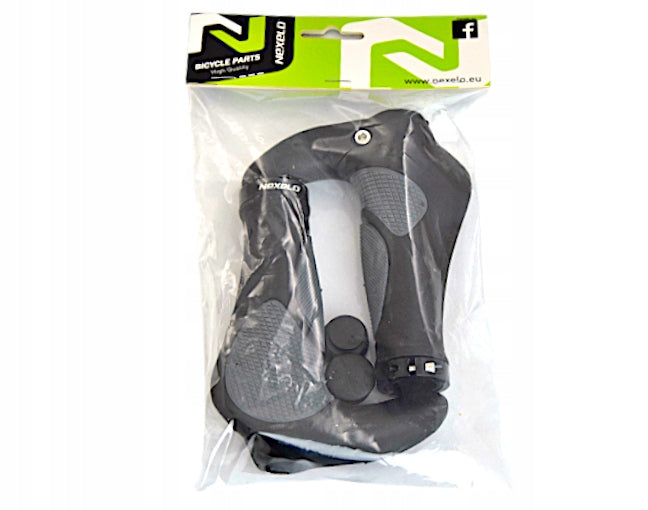 Handlebar grips with corners NEXELO includes alu ergonomic 128 mm L266519NEX Manufacturer code L266519NEX